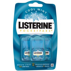 Listerine PocketPaks Breath Strips Cool Mint 72 Count (Pack of 2) Listerine PocketPaks Breath Strips Cool Mint 72 Count (Pack of 2)