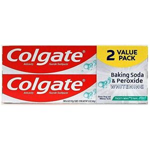 Colgate Colgate baking soda and peroxide whitening toothpaste frosty mint - 6 o Colgate Colgate baking soda and peroxide whitening toothpaste frosty mint - 6 o