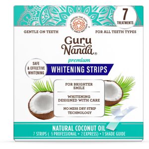 GuruNanda Teeth Whitening Strips - 7-Day Treatment with Non-Slip Dry Strip Tech GuruNanda Teeth Whitening Strips - 7-Day Treatment with Non-Slip Dry Strip Tech