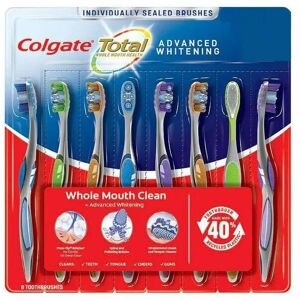 Colgate Total Whole Mouth Health Advanced Whitening Medium Floss Tip Bristles W Colgate Total Whole Mouth Health Advanced Whitening Medium Floss Tip Bristles W