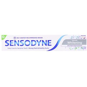 12 x Sensodyne Gentle Whitening Fluoride Toothpaste 75ml 12 x Sensodyne Gentle Whitening Fluoride Toothpaste 75ml