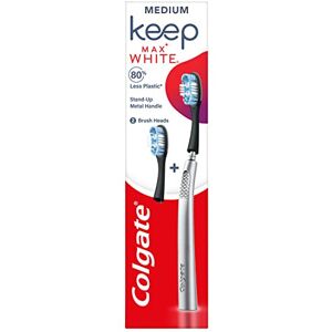 Colgate Keep 360 Max White Toothbrush Starter Pack: Replaceable Head, 2 Refills Colgate Keep 360 Max White Toothbrush Starter Pack: Replaceable Head, 2 Refills