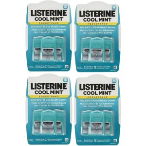 Listerine Cool Mint Pocketpak Breath Strip, (Pack of 12) Listerine Cool Mint Pocketpak Breath Strip, (Pack of 12)