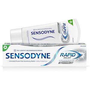 Sensodyne Toothpaste Rapid Relief, Teeth Whitening Toothpaste that Provides Reli Sensodyne Toothpaste Rapid Relief, Teeth Whitening Toothpaste that Provides Reli