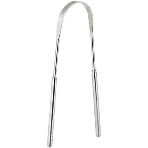 Unbranded (As show, One size) Tongue Scraper, U Shape Handmade Metal Stainless Steel Tongu Unbranded (As show, One size) Tongue Scraper, U Shape Handmade Metal Stainless Steel Tongu