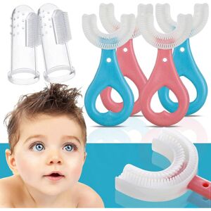 Unbranded (As show, One size) 6 Pcs (2-6 years old) U-Shaped Toddler Toothbrush for Child Unbranded (As show, One size) 6 Pcs (2-6 years old) U-Shaped Toddler Toothbrush for Child