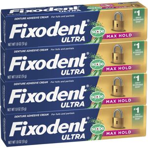 Fixodent Ultra Max Hold Plus Scope Secure Denture Adhesive for Full and Partial Denture W Fixodent Ultra Max Hold Plus Scope Secure Denture Adhesive for Full and Partial Denture W