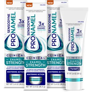 Sensodyne Pronamel Clinical Enamel Strengthening Toothpaste Whitening Action 3 Sensodyne Pronamel Clinical Enamel Strengthening Toothpaste Whitening Action 3