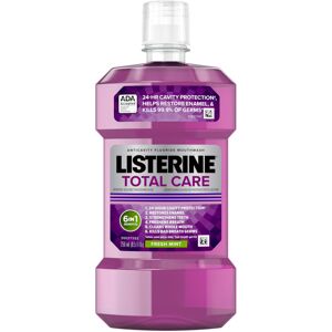 Listerine Total Care Anticavity Fluoride Mouthwash 6 Benefits in 1 Oral Rinse H Listerine Total Care Anticavity Fluoride Mouthwash 6 Benefits in 1 Oral Rinse H