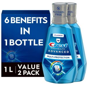 Crest Pro-Health Advanced Mouthwash Alcohol Free Multi-Protection Fresh Mint Crest Pro-Health Advanced Mouthwash Alcohol Free Multi-Protection Fresh Mint