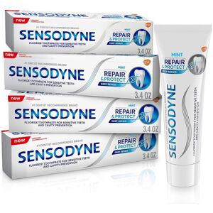 Sensodyne Repair and Protect Mint Toothpaste Toothpaste for Sensitive Teeth and Sensodyne Repair and Protect Mint Toothpaste Toothpaste for Sensitive Teeth and