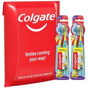 Colgate Kids Toothbrush Minions With Extra Soft Bristles and Built In Suction Colgate Kids Toothbrush Minions With Extra Soft Bristles and Built In Suction