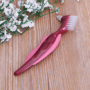 Unbranded 2 Pcs Premium Hard Denture Brush with Multi-Layer Bristles - Angled Head, Ergono Unbranded 2 Pcs Premium Hard Denture Brush with Multi-Layer Bristles - Angled Head, Ergono