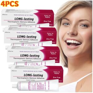 Unbranded 4PCS Long lasting Thermoplastic Denture Adhesive 28g - 100% ORGINAL Unbranded 4PCS Long lasting Thermoplastic Denture Adhesive 28g - 100% ORGINAL