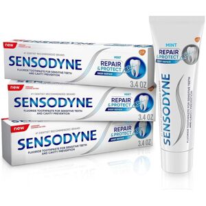 Sensodyne Repair and Protect Mint Toothpaste Toothpaste for Sensitive Teeth and Sensodyne Repair and Protect Mint Toothpaste Toothpaste for Sensitive Teeth and