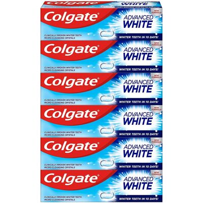 Colgate - Advanced White - 6-pack - Toothpaste Colgate - Advanced White - 6-pack - Toothpaste