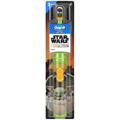 Oral-B, Battery Toothbrush, Soft, 3+, The Mandalorian, 1 Toothbrush Oral-B, Battery Toothbrush, Soft, 3+, The Mandalorian, 1 Toothbrush