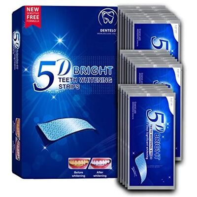 DENTELO Premium Teeth Whitening Strips Whitening Strips with No Sensitivity Teeth Whiten DENTELO Premium Teeth Whitening Strips Whitening Strips with No Sensitivity Teeth Whiten