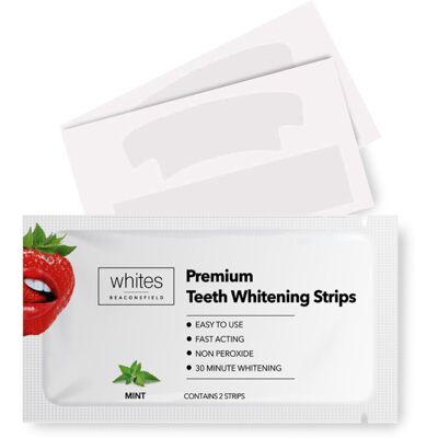Whites - Beaconsfield - 14 pcs - Peroxide Free - Teeth whitening strips Whites - Beaconsfield - 14 pcs - Peroxide Free - Teeth whitening strips
