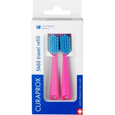 Curaprox CS 5460 - pink-blue - Travel Set Curaprox CS 5460 - pink-blue - Travel Set