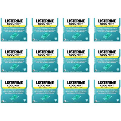 Listerine - PocketPaks - Cool Mint - 24 Strips - Breath strips Listerine - PocketPaks - Cool Mint - 24 Strips - Breath strips