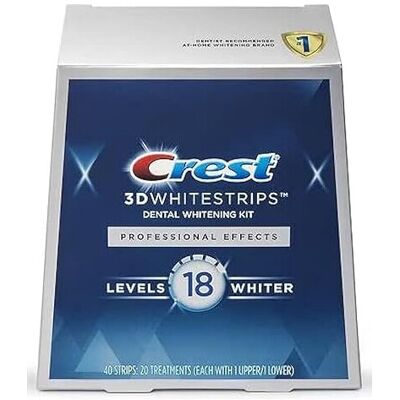 Crest 3D No Slip Whitestrips Professional Effects Teeth Whitening Kit 20 ea Crest 3D No Slip Whitestrips Professional Effects Teeth Whitening Kit 20 ea