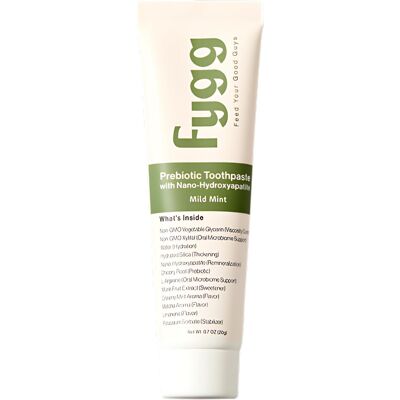 Fygg Travel Fluoride Free Mini Toothpaste (0.7 oz) Nano Hydroxyapatite (Mild Mi Fygg Travel Fluoride Free Mini Toothpaste (0.7 oz) Nano Hydroxyapatite (Mild Mi