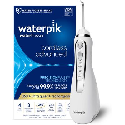 Waterpik Cordless Advanced 2.0 Water Flosser For Teeth Gums Braces Dental Car Waterpik Cordless Advanced 2.0 Water Flosser For Teeth Gums Braces Dental Car