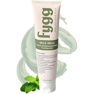 Fygg Fluoride Free Toothpaste Nano Hydroxyapatite (Mild Mint) Dentist Recomme Fygg Fluoride Free Toothpaste Nano Hydroxyapatite (Mild Mint) Dentist Recomme