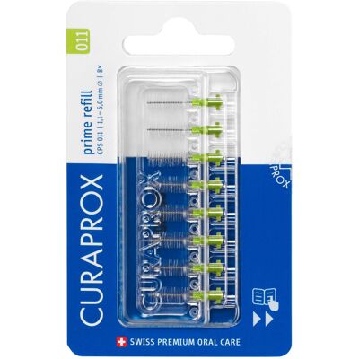 Curaprox Prime Refill CPS 1,1 5,00 mm Lime Green (8 pcs) Curaprox Prime Refill CPS 1,1 5,00 mm Lime Green (8 pcs)