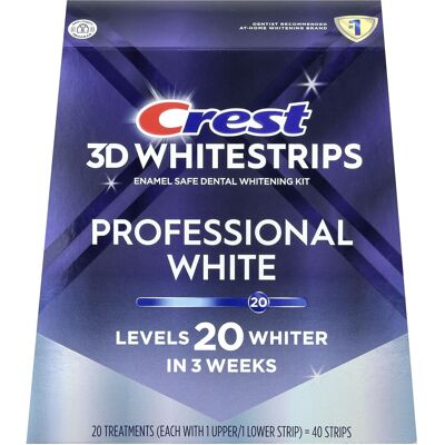 Crest, 3D Whitestrips, Dental Whitening Kit, 40 Strips Crest, 3D Whitestrips, Dental Whitening Kit, 40 Strips