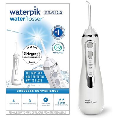 Waterpik Cordless Advanced Water Flosser, 3 Pressure Settings, Dental Waterpik Cordless Advanced Water Flosser, 3 Pressure Settings, Dental