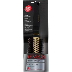 Revlon Perfect Style Small Porcupine Brush Gold Revlon Perfect Style Small Porcupine Brush Gold
