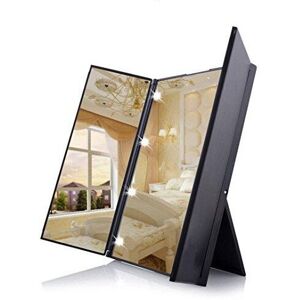 Dproptel Unique Tri-Fold Cosmetic Makeup Mirror Travel Compact Pocket Make Up, B Dproptel Unique Tri-Fold Cosmetic Makeup Mirror Travel Compact Pocket Make Up, B