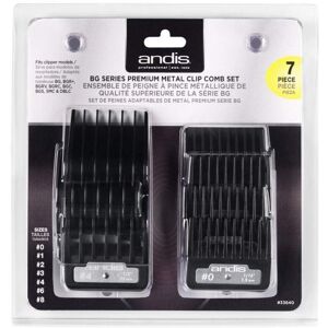 Andis BG Series Premium 7 Piece Metal Clipper Comb Set Andis BG Series Premium 7 Piece Metal Clipper Comb Set