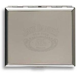 Jack Daniel's - polished chrome cigarette case - Chrome - Polished - Cigarette case Jack Daniel's - polished chrome cigarette case - Chrome - Polished - Cigarette case