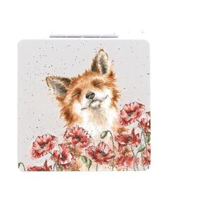Wrendale Fox in the Poppy Field Compact Mirror and Illustrated Display Box Wrendale Fox in the Poppy Field Compact Mirror and Illustrated Display Box