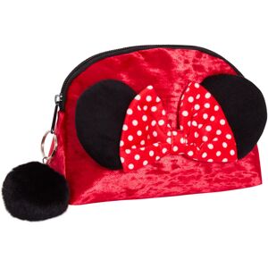 (One Size) Minnie Mouse Make Up Bag for Women Disney Cosmetic Toiletries Bag Pen (One Size) Minnie Mouse Make Up Bag for Women Disney Cosmetic Toiletries Bag Pen