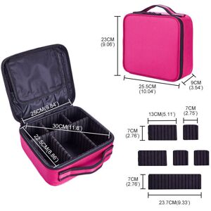 GreenZech (Rose) Travel Cosmetic Makeup Bag Wash Organizer Storage Box GreenZech (Rose) Travel Cosmetic Makeup Bag Wash Organizer Storage Box