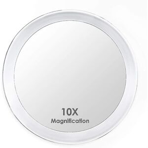 Unbranded 10x Magnifying Mirror With 3 Suction Cups, Make-up Mirror With 10x Magnification Unbranded 10x Magnifying Mirror With 3 Suction Cups, Make-up Mirror With 10x Magnification