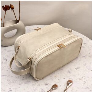Unbranded (Beige) Travel Bags Men Women Cosmetic Bag Waterproof Makeup Bags Organizer Larg Unbranded (Beige) Travel Bags Men Women Cosmetic Bag Waterproof Makeup Bags Organizer Larg