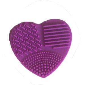Unbranded (Purple) Silicone Heart Make Up Brush Cleaner Wash Scrubber Board Cosmetic Pad C Unbranded (Purple) Silicone Heart Make Up Brush Cleaner Wash Scrubber Board Cosmetic Pad C