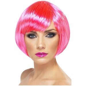(One Size, Neon Pink) Smiffys Womens/Ladies Babe Wig (One Size, Neon Pink) Smiffys Womens/Ladies Babe Wig
