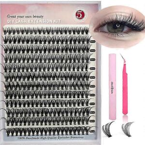 Unbranded (40D) DIY Lash Extension Kit Individual Lashes Cluster D Curl Eyelash Extension Unbranded (40D) DIY Lash Extension Kit Individual Lashes Cluster D Curl Eyelash Extension