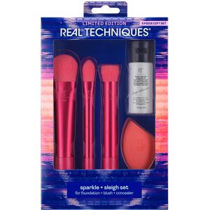 Real Techniques Limited Edition Sparkle + Sleigh Makeup Brush & Sponge Kit Make Real Techniques Limited Edition Sparkle + Sleigh Makeup Brush & Sponge Kit Make