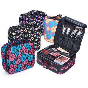 GreenZech (Black) Travel Cosmetic Makeup Bag Wash Organizer Storage Box GreenZech (Black) Travel Cosmetic Makeup Bag Wash Organizer Storage Box