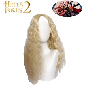Unbranded Sarah Sanderson Cosplay Wig Hocus Pocus 2 Curly Hair Halloween Cos Carnival Prop Unbranded Sarah Sanderson Cosplay Wig Hocus Pocus 2 Curly Hair Halloween Cos Carnival Prop