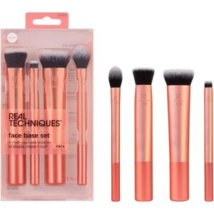 Real Techniques Face Base Makeup Brush Kit, For Concealer, Foundation, & Contour Real Techniques Face Base Makeup Brush Kit, For Concealer, Foundation, & Contour