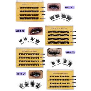 Unbranded (As show, One size) Segmented False Eyelashes Set Individual Lash Clusters Kit G Unbranded (As show, One size) Segmented False Eyelashes Set Individual Lash Clusters Kit G