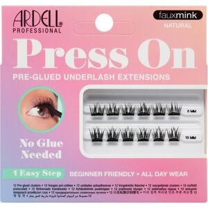 Ardell Press On Pre-Glued Underlash Eyelash Extensions, Faux Mink Natural Cluster Lashe Ardell Press On Pre-Glued Underlash Eyelash Extensions, Faux Mink Natural Cluster Lashe